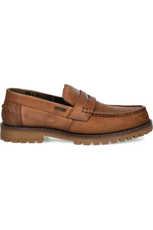 Barbour Leather slip-on loafers