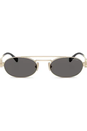 Miu Miu Logo-lettering sunglasses