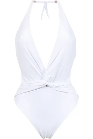 Brigitte Aline halter neck swimsuit