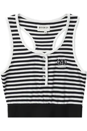 Musium Div. Striped cropped tank top