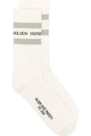 Golden Goose Intarsia-logo socks