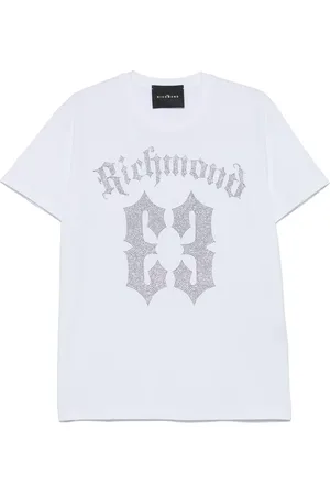 John Richmond Crystal-logo T-shirt