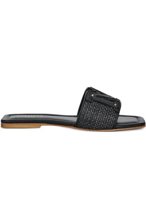 Guess Marciano raffia slides