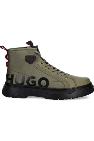 HUGO BOSS Logo-print boots