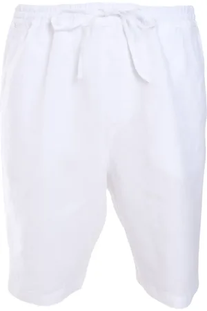 120% Lino Drawstring linen shorts