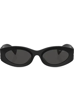 Miu Miu Miu Glimpse oval-frame sunglasses