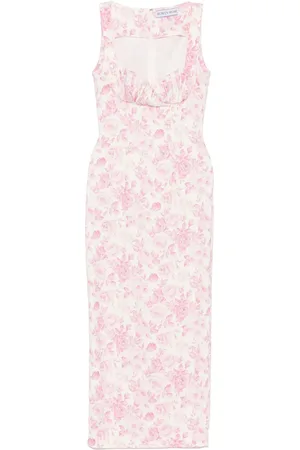 Rowen Rose Rose-print maxi dress