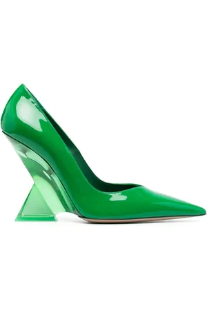 The Attico Cheope 95mm patent pumps