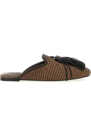 Brunello Cucinelli Jewel tassel mules
