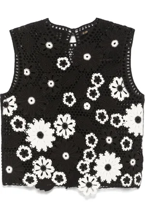 Maje Crochet top