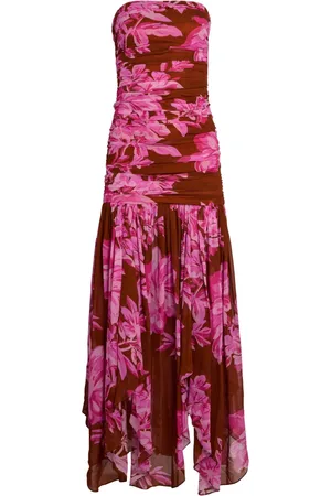 Retrofete Teryn floral-ruffle maxi dress