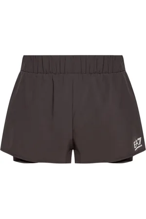 EA7 Logo-print shorts