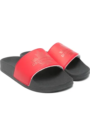 Dsquared2 Maple leaf-motif slides