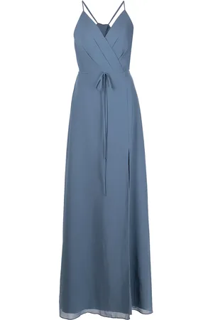 Marchesa Notte Wrapped full-length gown