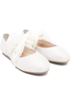 Eli1957 Lurex-detailed ballet flats