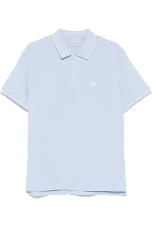C.P. Company Logo-patch polo shirt