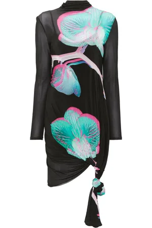 Patrizia Pepe Logo-charm midi dress