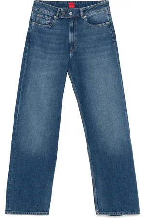 HUGO BOSS Logo-patch jeans
