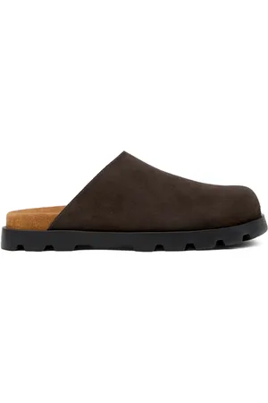 Camper Brutus slip-on leather clogs
