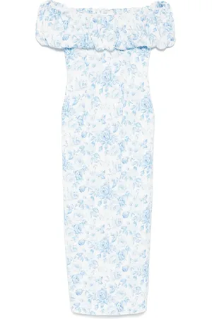Rowen Rose Rose-print maxi dress