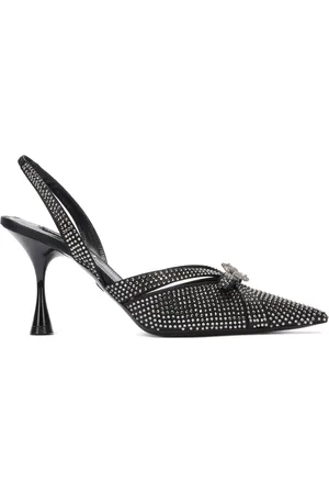 Roberto Cavalli Embellished slingback pumps