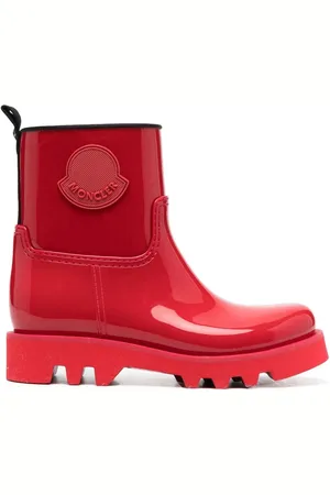 Moncler Logo-patch ankle boots