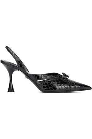Roberto Cavalli Pointed-toe slingback pumps