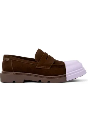 Camper Junction removable-toecap suede loafers