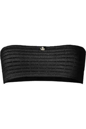 GENNY Ribbed bandeau top