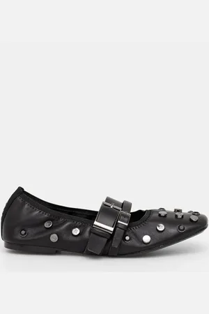 DKNY Crystal-embellished ballerina shoes
