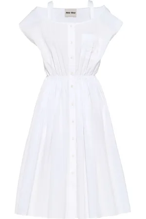 Miu Miu Cotton midi dress