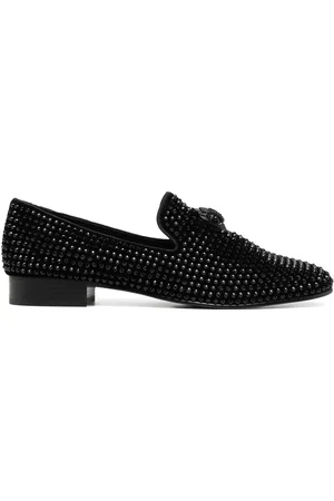 Kurt Geiger Ace Stud crystal-embellished loafers