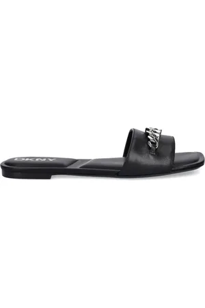 DKNY Leather slides