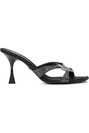 Roberto Cavalli Embellished heeled sandals