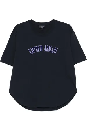 Emporio Armani Logo-embroidered T-shirt