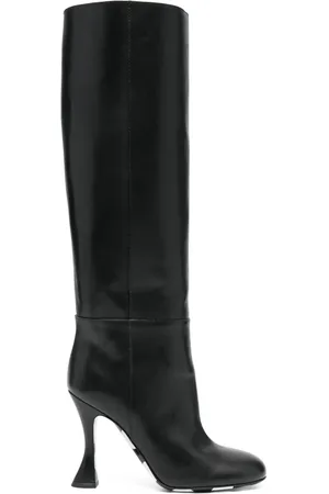 Moschino 100mm leather boots