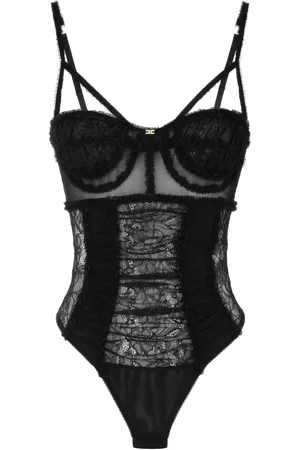 Elisabetta Franchi Lace-panelled body