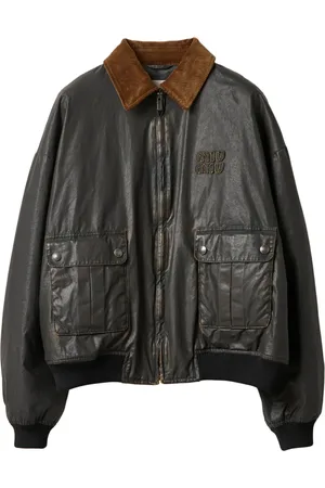 Miu Miu Poplin bomber jacket