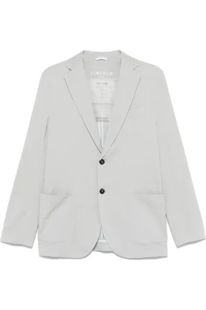 Circolo Piqu??-weave blazer
