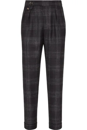 Brunello Cucinelli Checked trousers