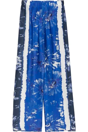 Ermanno Firenze Floral-print trousers