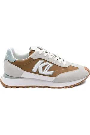 Karl Lagerfeld Kairo suede panelled sneakers