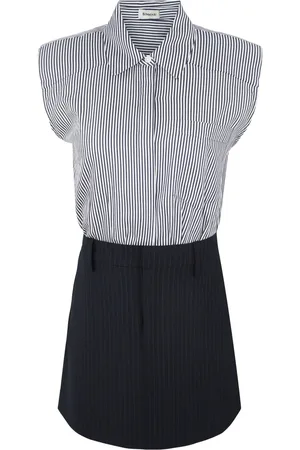 Simkhai Graham contrast-fabric mini dress
