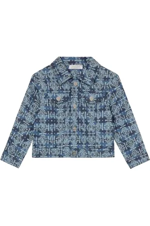 Roberto Cavalli Monogram denim jacket