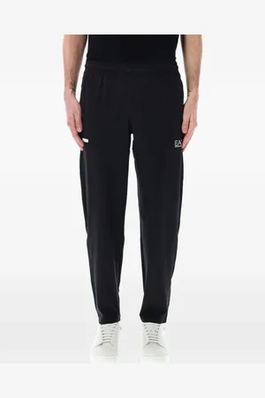 EA7 Logo print track pants