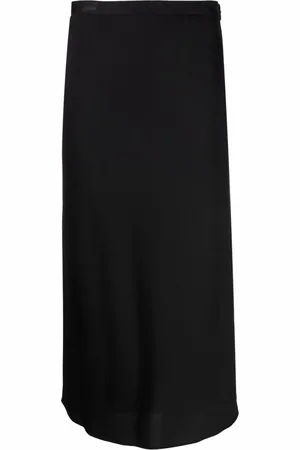 Calvin Klein Logo-waistband midi skirt