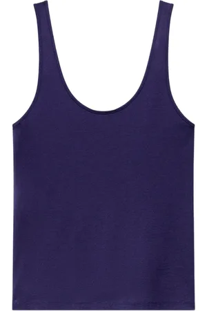 Another Tomorrow Scoop-neck tank top