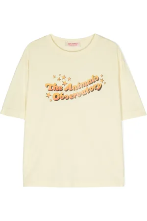The Animals Observatory Logo-print cotton T-shirt