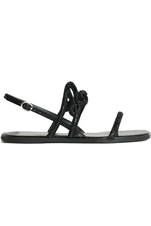 Karl Lagerfeld Olympia beaded strappy sandals