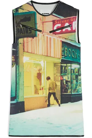 Jil Sander Printed mini dress